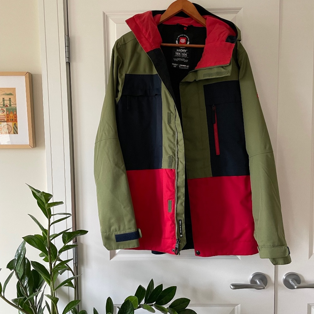 686 smarty® infiDRY all weather tech jacket and removable liner